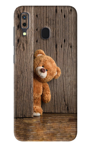 Teddy Wooden Samsung Galaxy A30 Back Skin Wrap