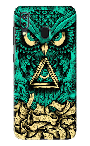 Green Owl Samsung Galaxy A30 Back Skin Wrap