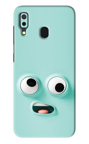 Silly Face Cartoon Samsung Galaxy A30 Back Skin Wrap