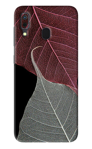 Leaf Pattern Samsung Galaxy A30 Back Skin Wrap