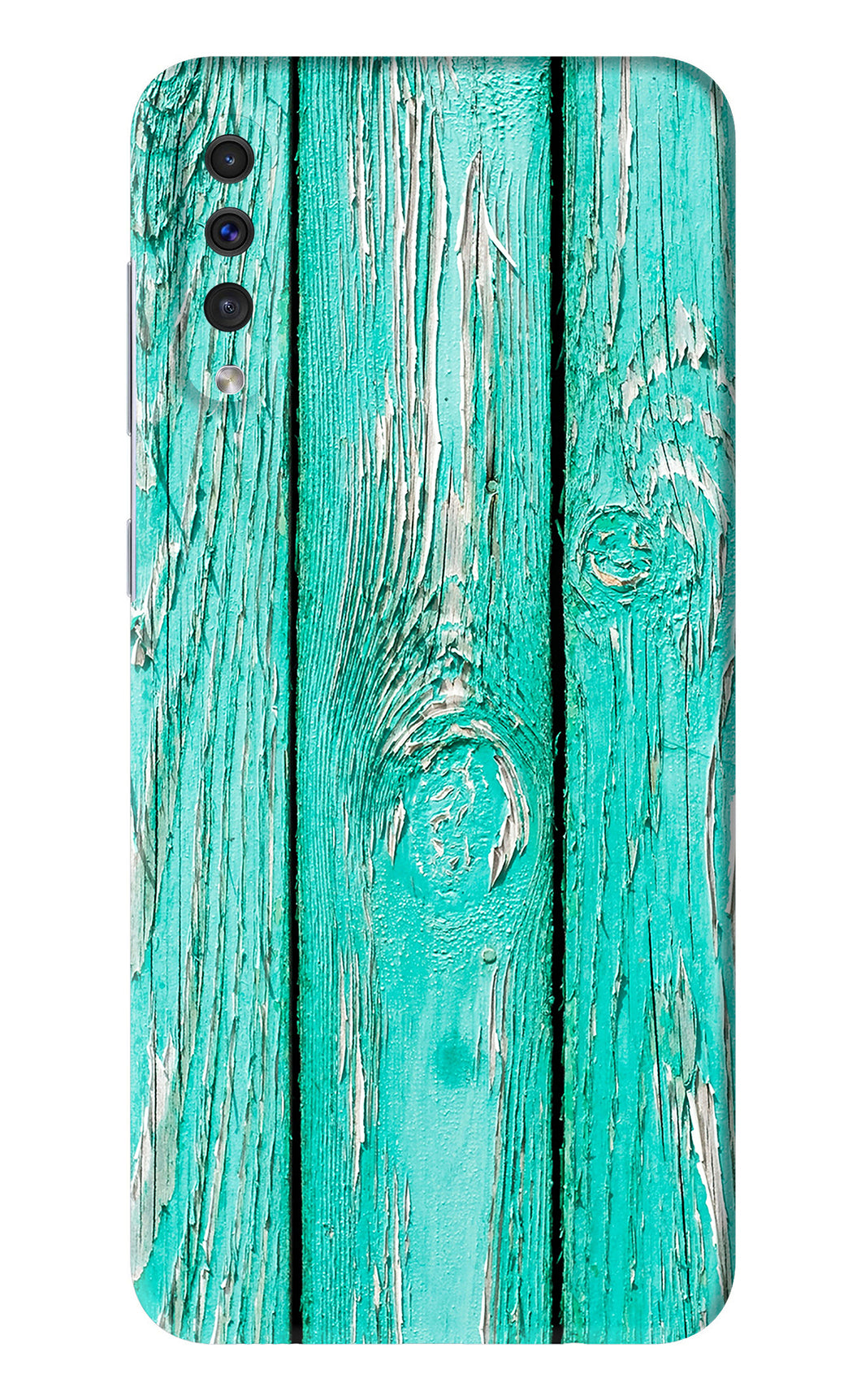 Blue Wood Samsung Galaxy A30s Back Skin Wrap