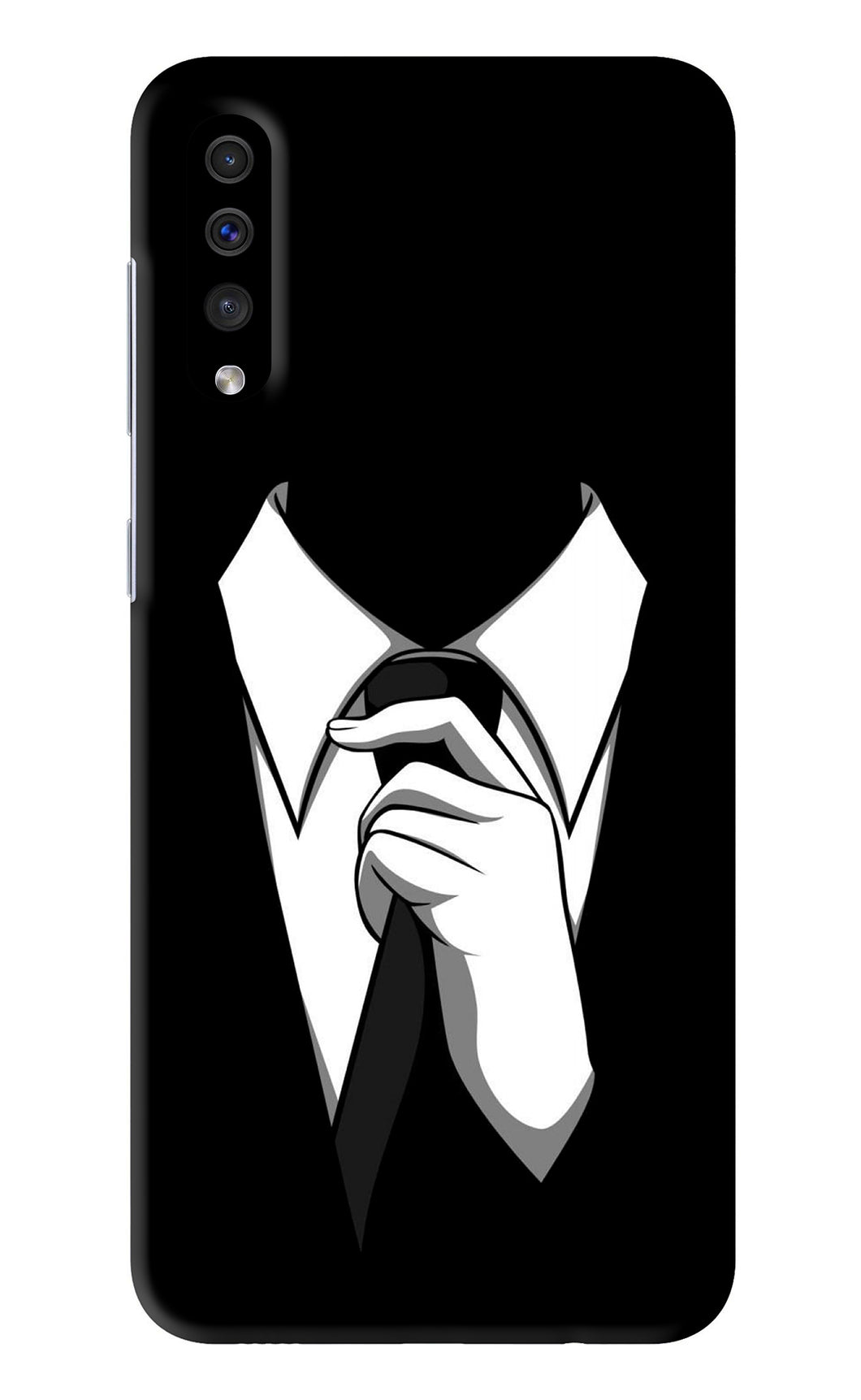 Black Tie Samsung Galaxy A30s Back Skin Wrap