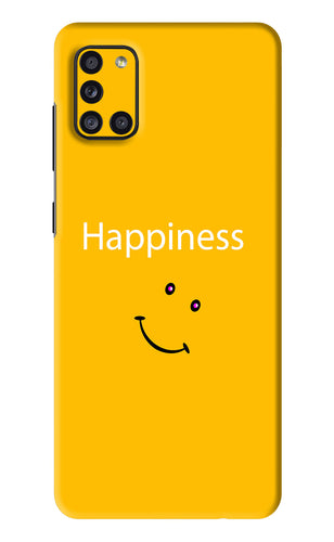 Happiness With Smiley Samsung Galaxy A31 Back Skin Wrap