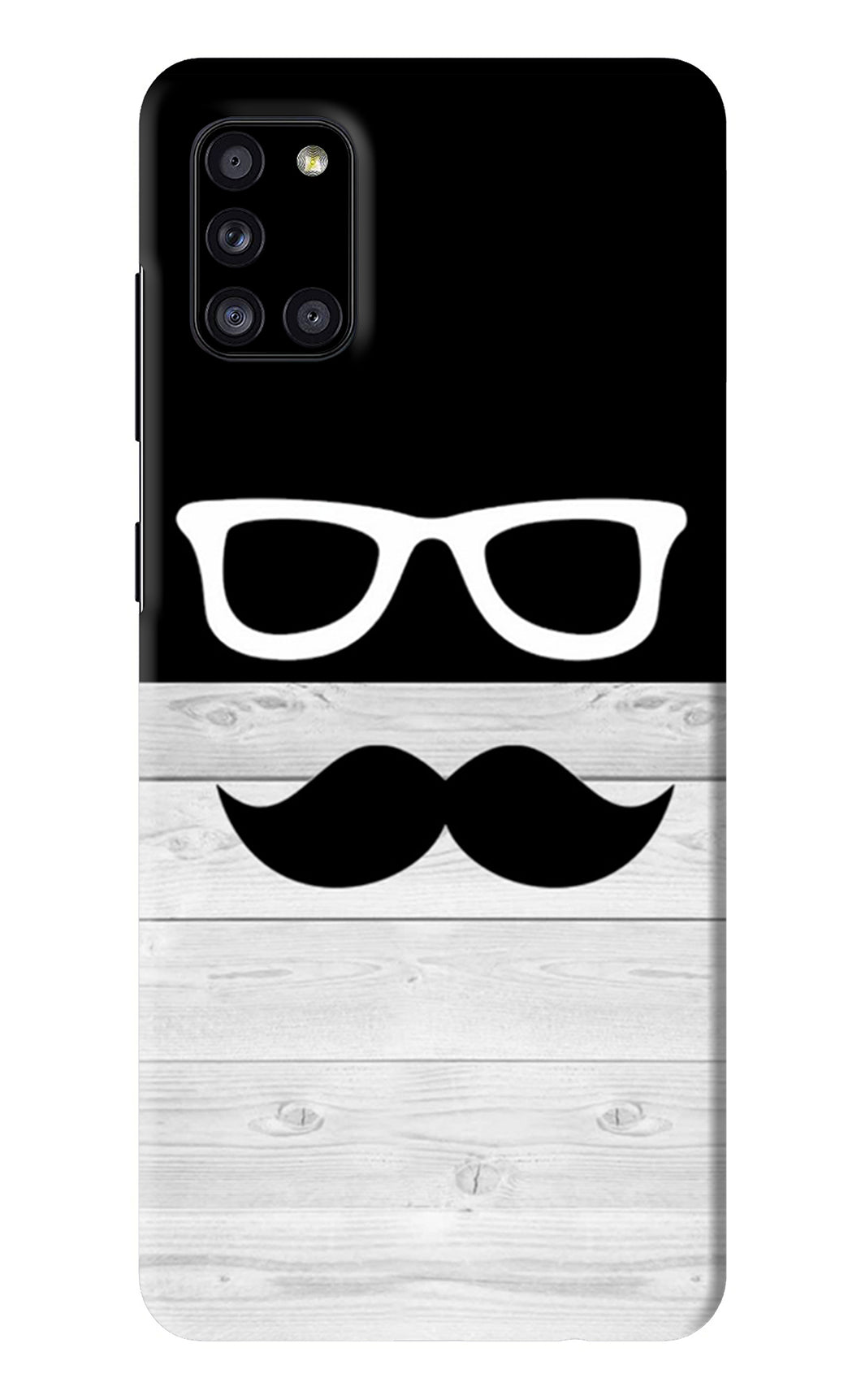 Mustache Samsung Galaxy A31 Back Skin Wrap
