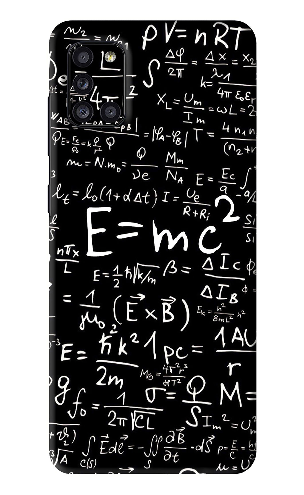 Physics Albert Einstein Formula Samsung Galaxy A31 Back Skin Wrap