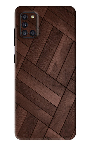 Wooden Texture Design Samsung Galaxy A31 Back Skin Wrap