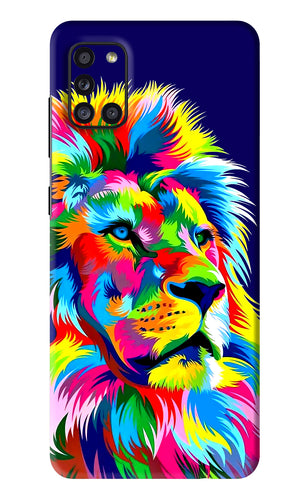 Vector Art Lion Samsung Galaxy A31 Back Skin Wrap