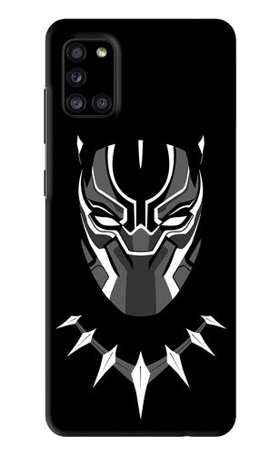 Black Panther Samsung Galaxy A31 Back Skin Wrap