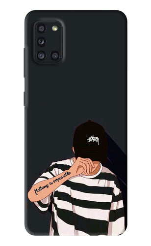 Aesthetic Boy Samsung Galaxy A31 Back Skin Wrap