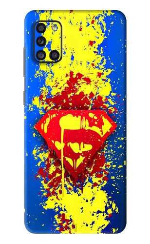 Superman logo Samsung Galaxy A31 Back Skin Wrap