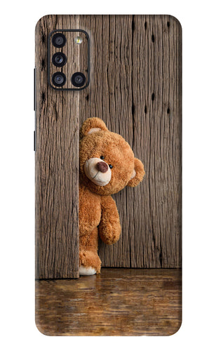 Teddy Wooden Samsung Galaxy A31 Back Skin Wrap