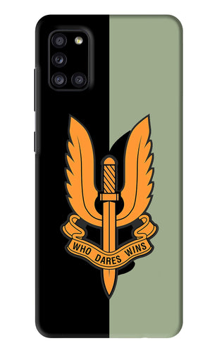 Balidan Logo Samsung Galaxy A31 Back Skin Wrap