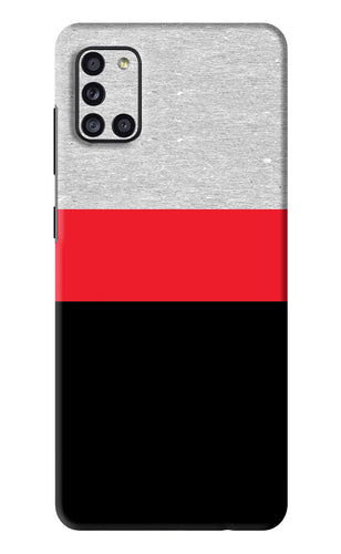 Tri Color Pattern Samsung Galaxy A31 Back Skin Wrap