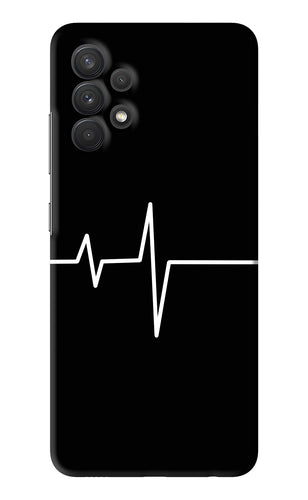Heart Beats Samsung Galaxy A32 Back Skin Wrap