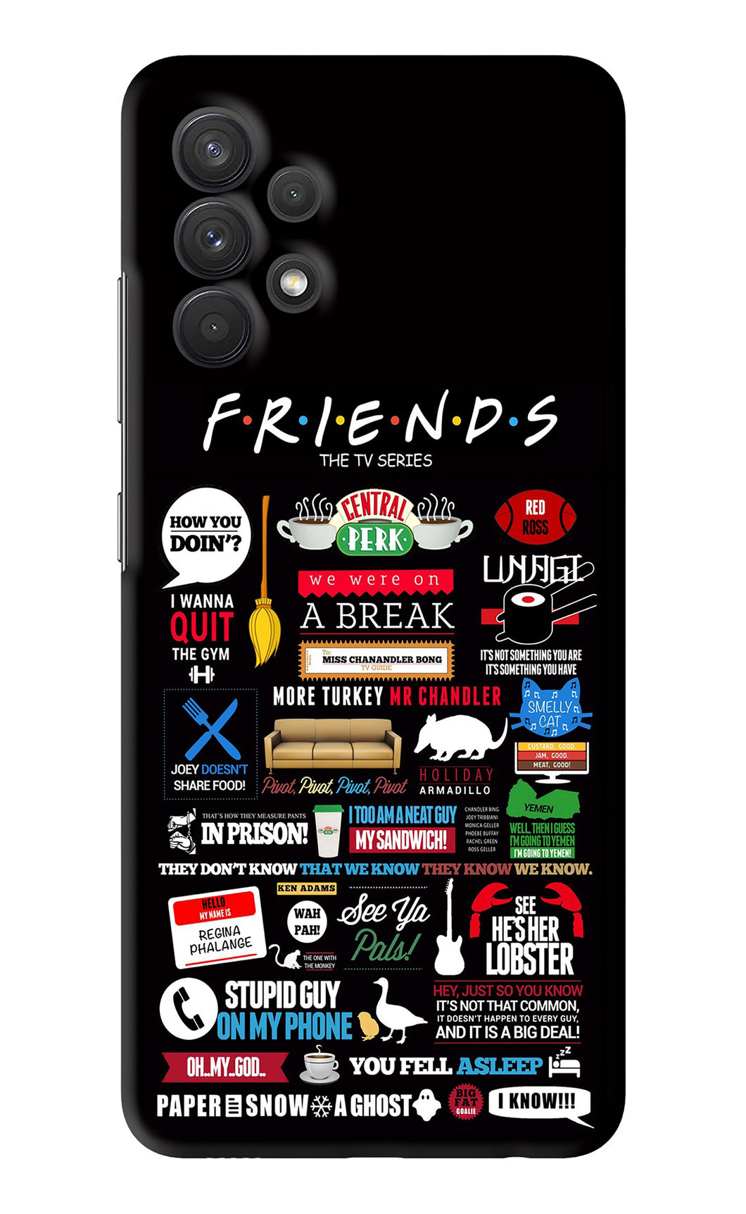 FRIENDS Samsung Galaxy A32 Back Skin Wrap