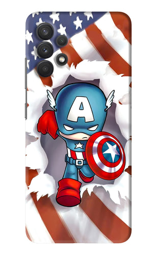Captain America Samsung Galaxy A32 Back Skin Wrap