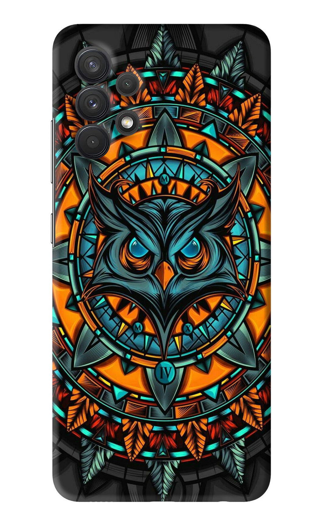 Angry Owl Art Samsung Galaxy A32 Back Skin Wrap