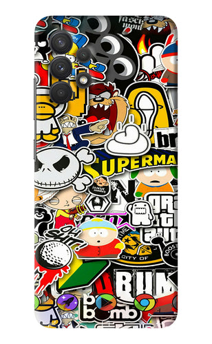 Sticker Bomb Samsung Galaxy A32 Back Skin Wrap