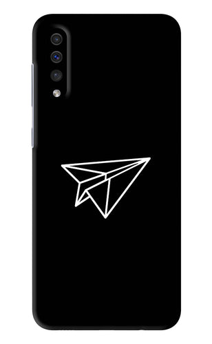 Paper Plane White Samsung Galaxy A50 Back Skin Wrap