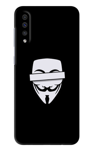 Anonymous Face Samsung Galaxy A50 Back Skin Wrap