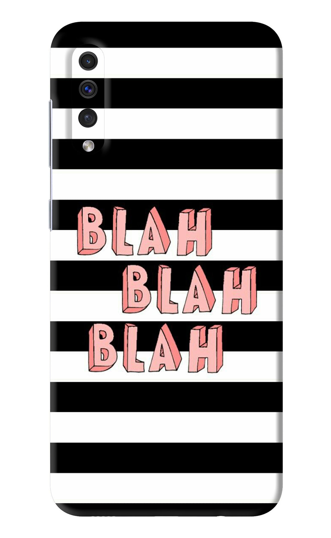 Blah Blah Blah Samsung Galaxy A50 Back Skin Wrap