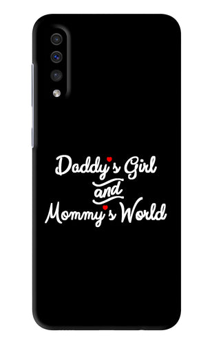 Daddy's Girl and Mommy's World Samsung Galaxy A50 Back Skin Wrap