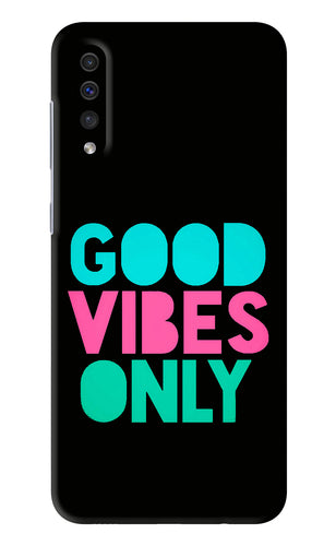 Quote Good Vibes Only Samsung Galaxy A50S Back Skin Wrap