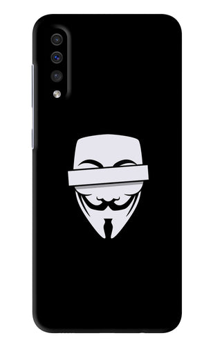 Anonymous Face Samsung Galaxy A50S Back Skin Wrap