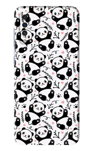 Cute Panda Samsung Galaxy A50S Back Skin Wrap