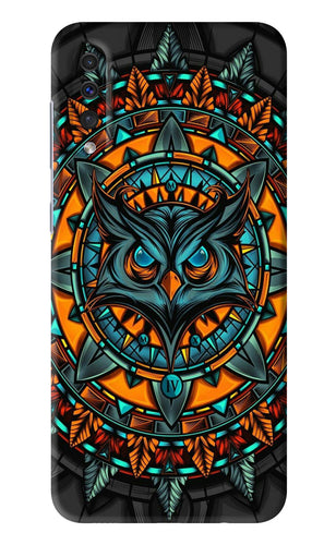 Angry Owl Art Samsung Galaxy A50S Back Skin Wrap