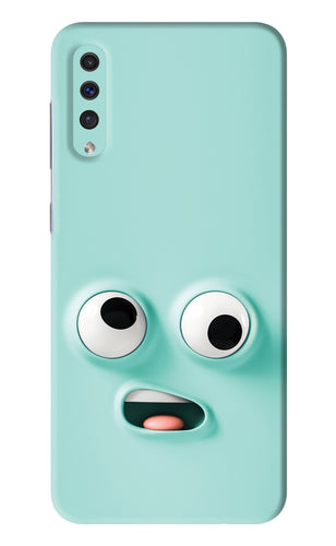 Silly Face Cartoon Samsung Galaxy A50S Back Skin Wrap