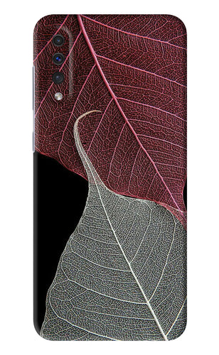 Leaf Pattern Samsung Galaxy A50S Back Skin Wrap
