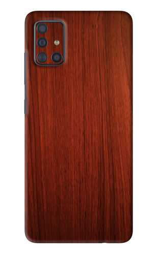 Wooden Plain Pattern Samsung Galaxy A51 Back Skin Wrap