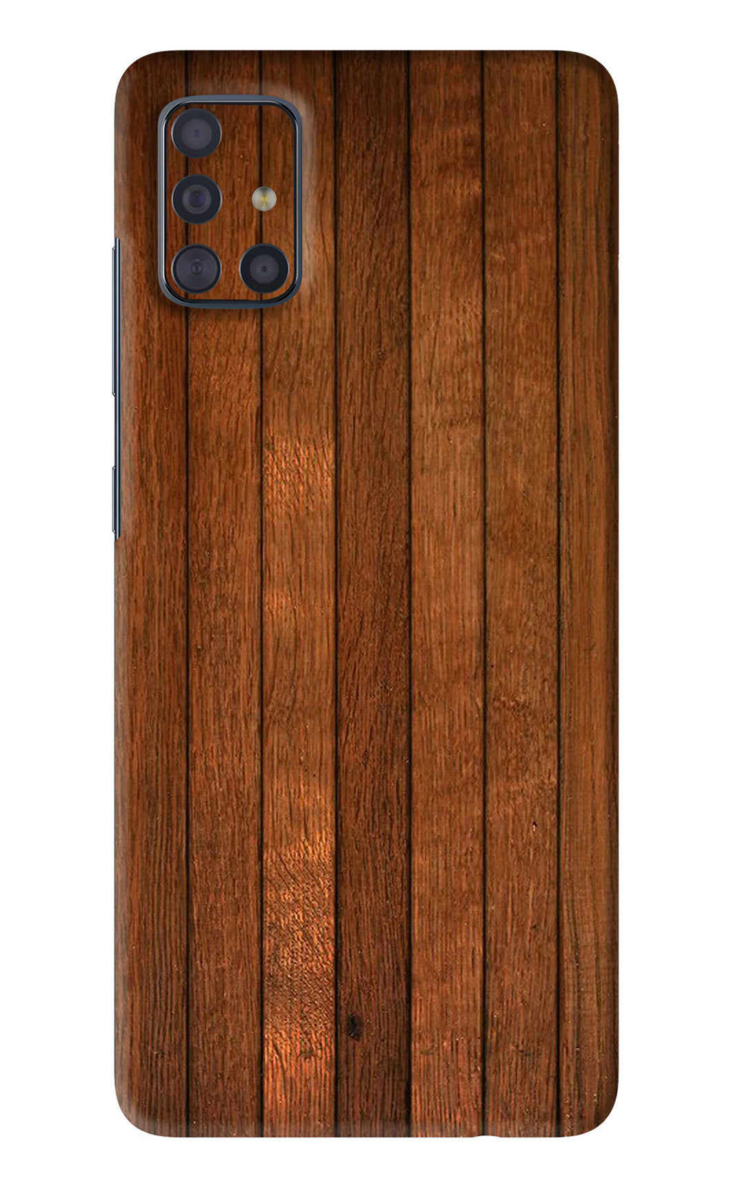 Wooden Artwork Bands Samsung Galaxy A51 Back Skin Wrap