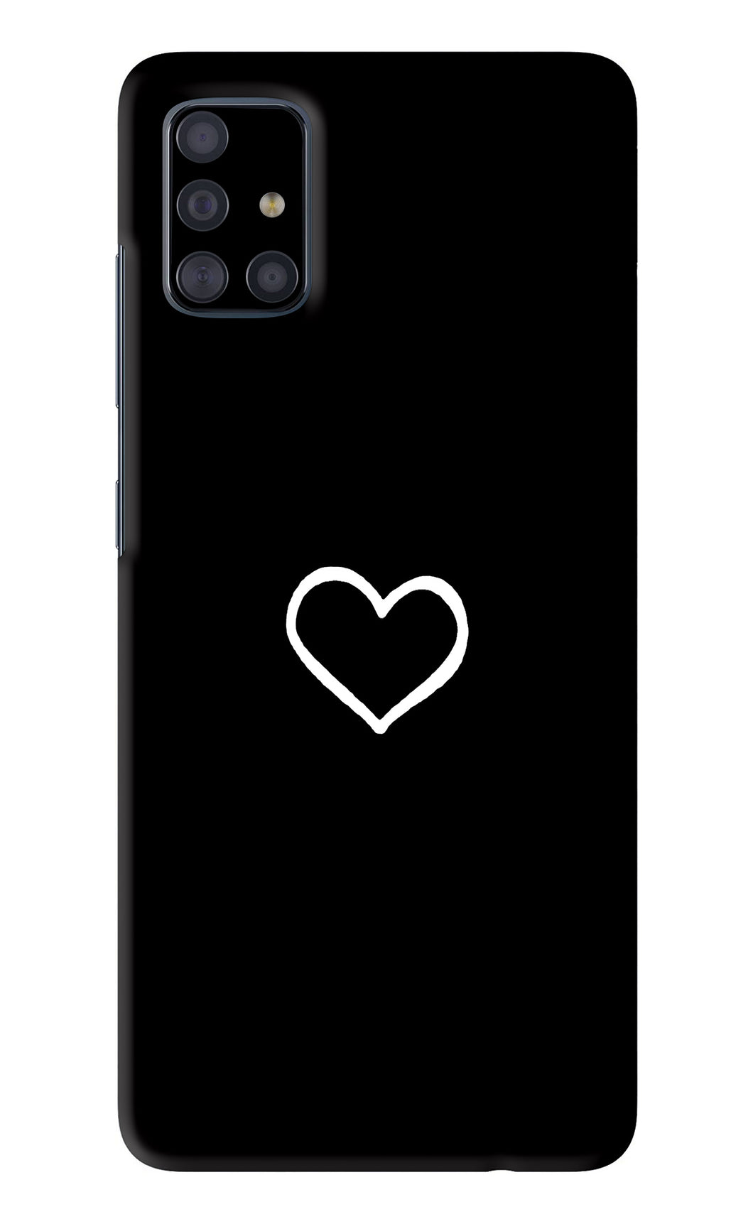 Heart Samsung Galaxy A51 Back Skin Wrap