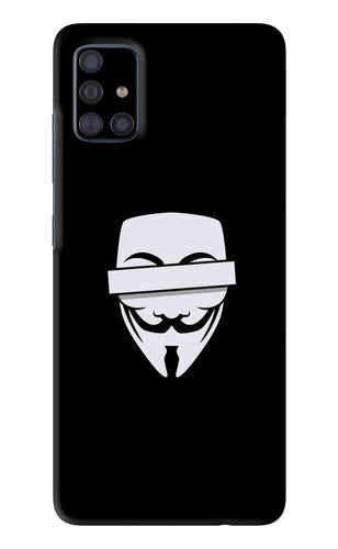 Anonymous Face Samsung Galaxy A51 Back Skin Wrap