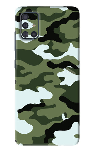 Camouflage 1 Samsung Galaxy A51 Back Skin Wrap