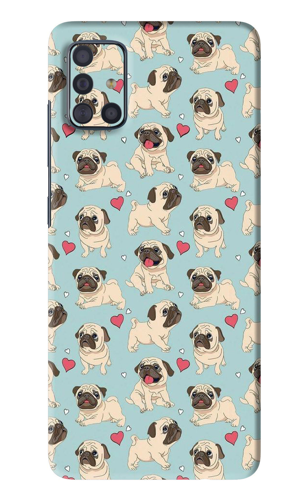 Pug Dog Samsung Galaxy A51 Back Skin Wrap