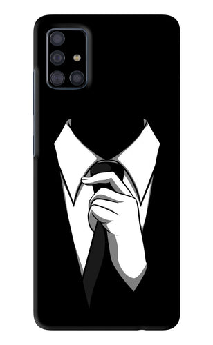 Black Tie Samsung Galaxy A51 Back Skin Wrap