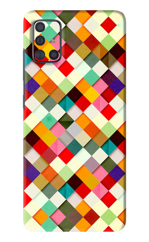 Geometric Abstract Colorful Samsung Galaxy A51 Back Skin Wrap