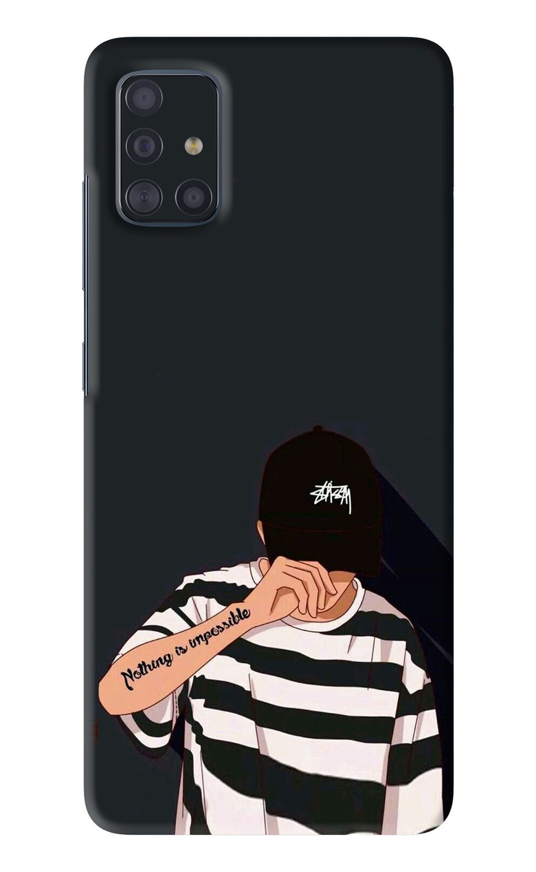 Aesthetic Boy Samsung Galaxy A51 Back Skin Wrap