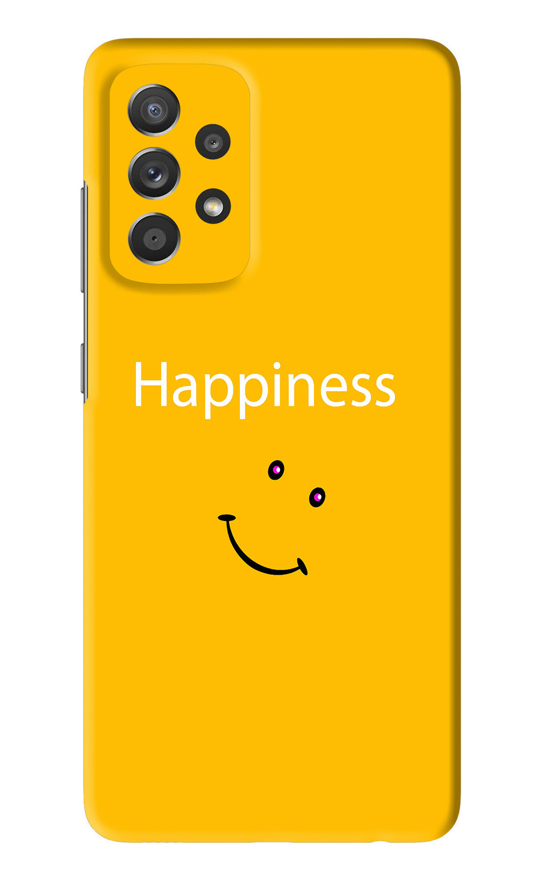 Happiness With Smiley Samsung Galaxy A52 Back Skin Wrap