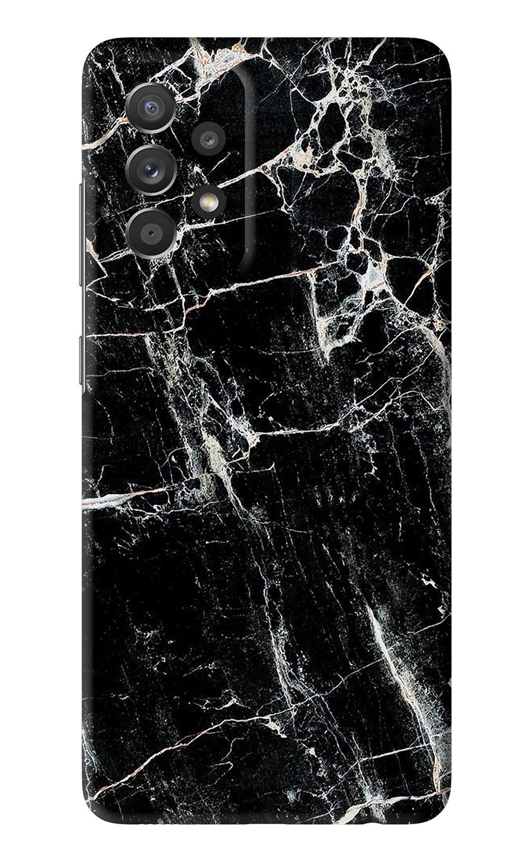 Black Marble Texture 1 Samsung Galaxy A52 Back Skin Wrap