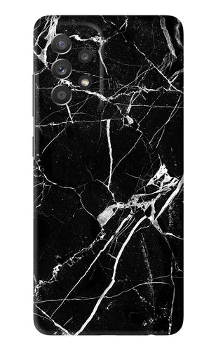 Black Marble Texture 2 Samsung Galaxy A52 Back Skin Wrap