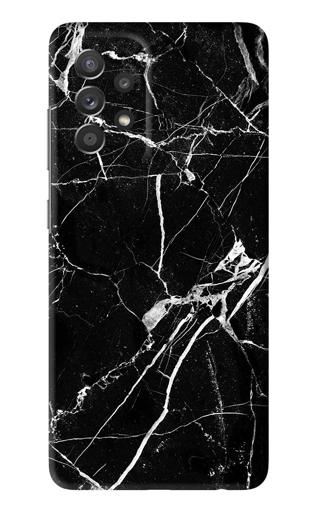 Black Marble Texture 2 Samsung Galaxy A52 Back Skin Wrap