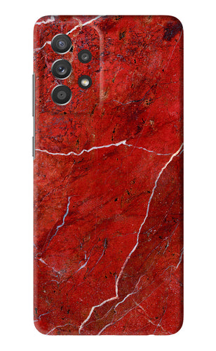 Red Marble Design Samsung Galaxy A52 Back Skin Wrap