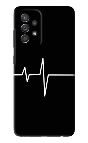 Heart Beats Samsung Galaxy A52 Back Skin Wrap