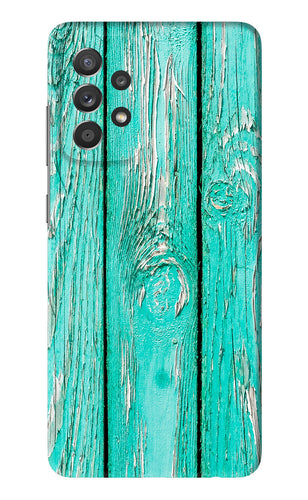 Blue Wood Samsung Galaxy A52 Back Skin Wrap