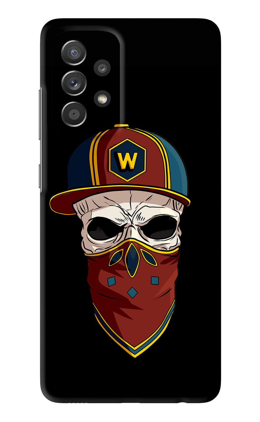 Skull Samsung Galaxy A52 Back Skin Wrap