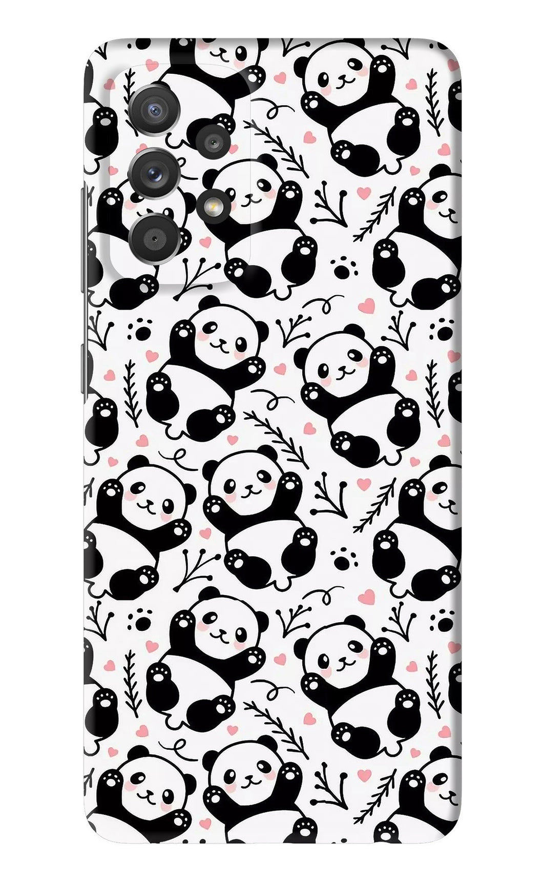 Cute Panda Samsung Galaxy A52 Back Skin Wrap